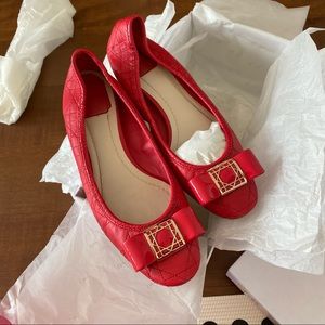 Christian Dior lamb skin ballet flats sz38.5